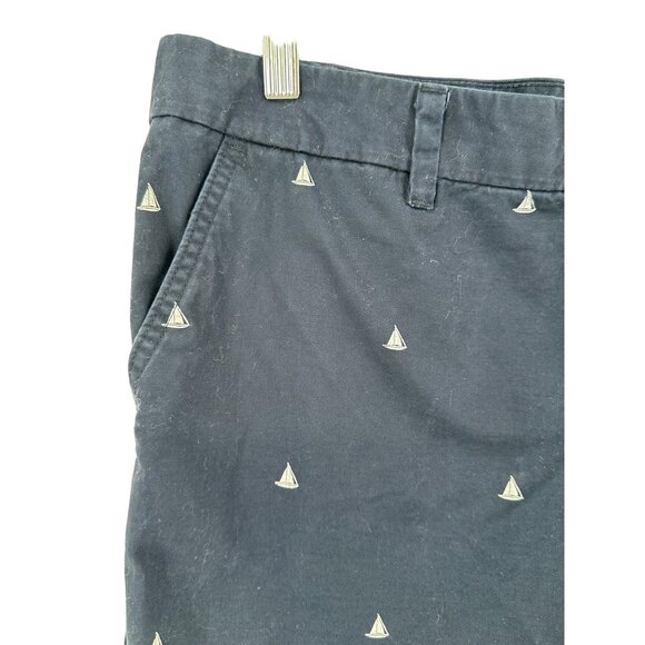 Tommy Hilfiger Shorts Women‎ Size 12 Sailboats Nautical Beach Casual Vacation - Picture 9 of 10